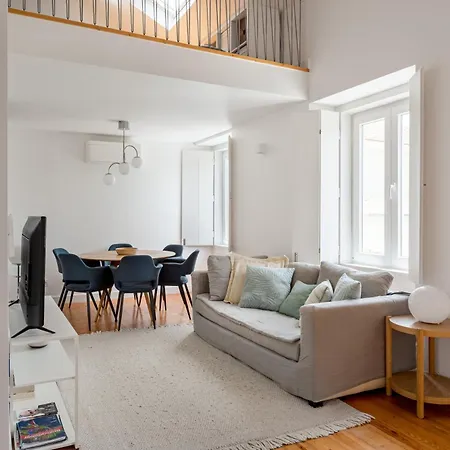 Lägenhet Joivy Riverside Bohemian Maisonette Lisboa
